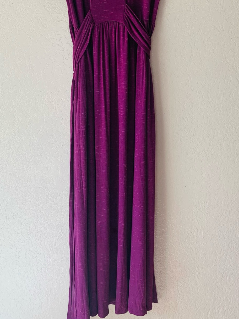 MATILDA JANE Chasing Waterfalls Purple Jersey Tie Waist Maxi Dress Size XL NWT - Picture 6 of 10